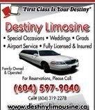 Langley Limo Service Rental Rates